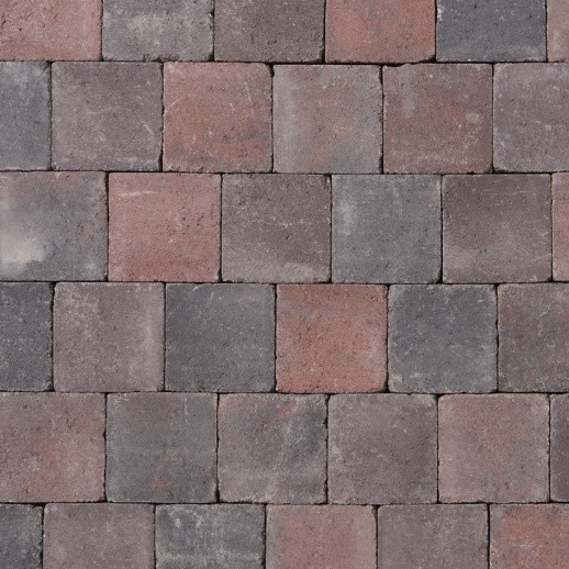 MB Drumstone rood genuanceerd 30x20x6 cm. (uitlopend 2026) ~