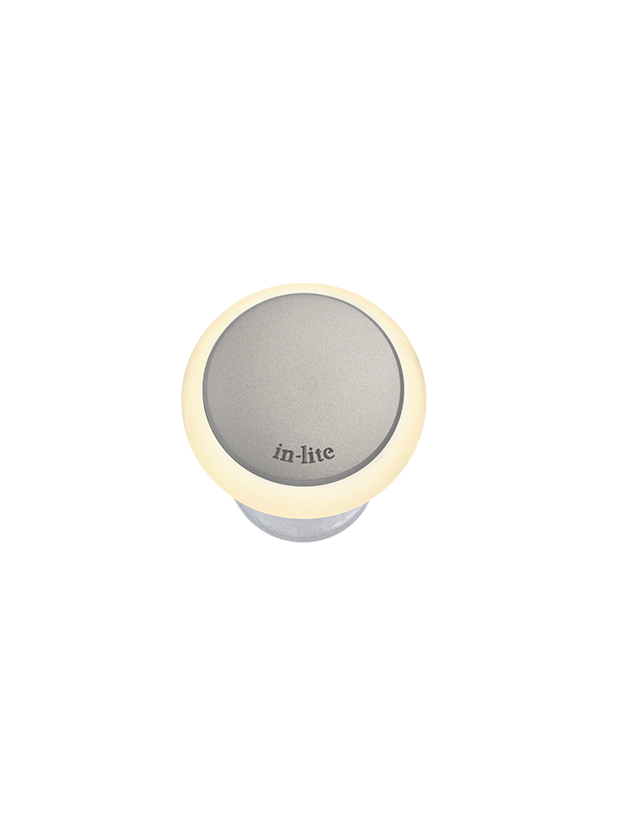In-Lite Puck Rosé Silver Ø22 12V/0,6W LED ~