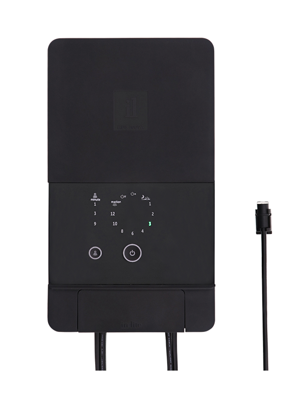 In-Lite HUB-100  Transformer 12V AC 100VA sensor/timer 2 outlets ~