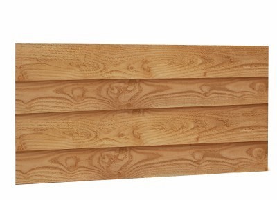 Douglas wandpakket t.b.v. enkelzijdige wand kapschuur Comfort 371x162 cm. onbehandeld. ~