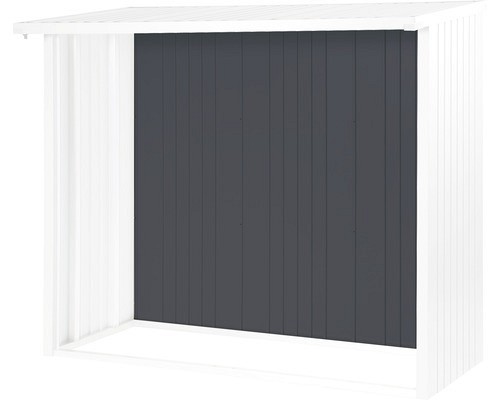 Achterwand voor WS 150 donkergrijs metallic (145,5x1,1x196,5 cm)~