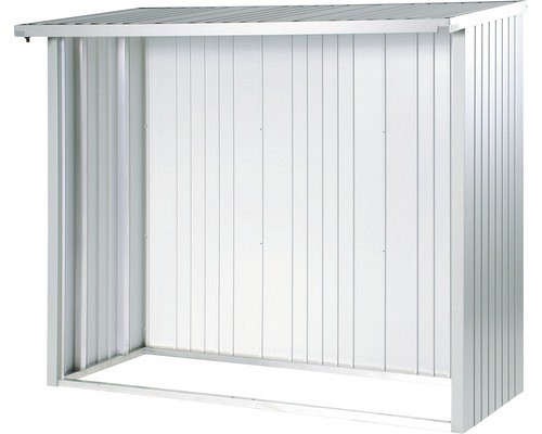 Achterwand voor WS 150 zilvergrijs metallic (145,5x1,1x196,5 cm)~
