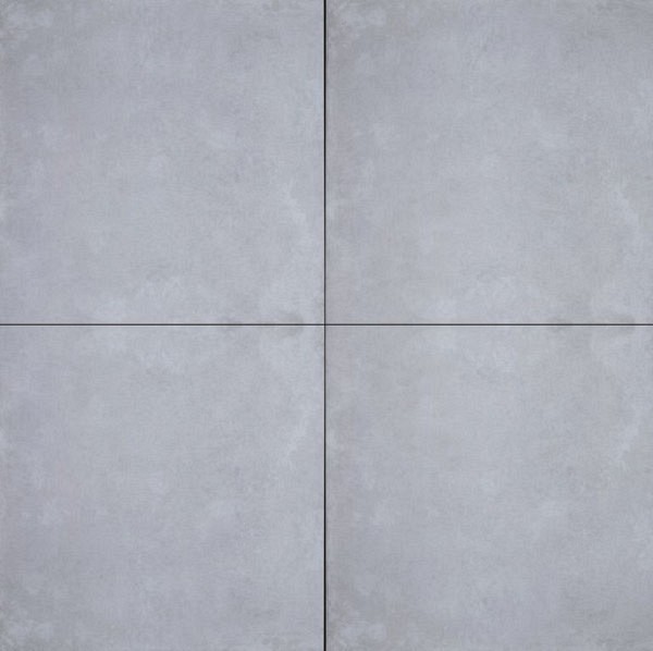 Keramische tegel Geoceramica® Concreet Silver 80x80x4 cm. ~
