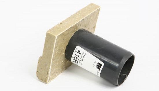 ACO Euroline H60 eindplaat met Ø60mm zijuitloop ~