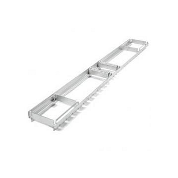 ACO SlotLine ophoogelement 27 mm. RVS 100 cm. ~