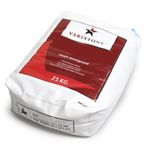 Varistone inveegzand zwart 1,0-2,0 mm. (grof) zak á 25 kg. ~