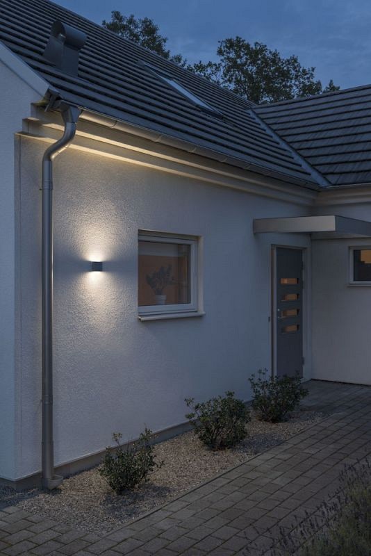 Konstsmide Chieri anthracite flush twinlight 2x3W PowerLED 230V ~