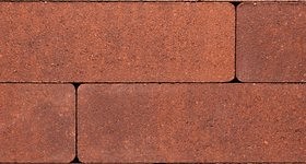 Strained Orange Brown 21x7x6 cm. ZF ~