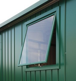 Raam element voor Europa donkergroen (73,3x5x176 cm) ~